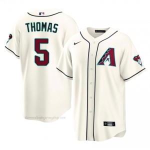 Men Alek Thomas #5 Arizona Diamondbacks Cream Elite Baseball Jersey| Stitched Authentic 445jE797
