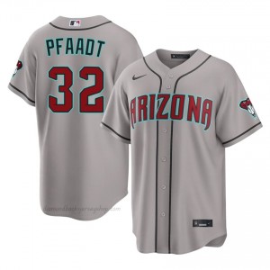 Brandon Pfaadt #32 Gray Baseball Jersey | Men ARI Diamondbacks Premium MLB Uniform rs03ni35