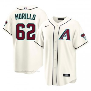 Men Juan Morillo #62 Arizona Diamondbacks Cream Elite Baseball Jersey| Stitched Authentic FMJM5v91