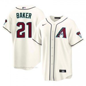 Men Luken Baker #21 Arizona Diamondbacks Cream Elite Baseball Jersey| Stitched Authentic 308SIb13