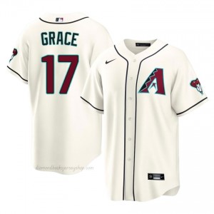 Mark Grace #17 Cream Baseball Jersey | Men ARI Diamondbacks Premium MLB Uniform 2dL15025