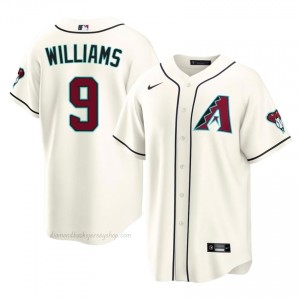 Men Matt Williams #9 Arizona Diamondbacks Cream Elite Baseball Jersey| Stitched Authentic R3I74D17