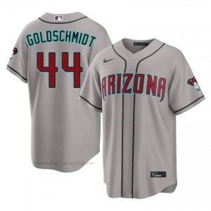 Paul Goldschmidt #44 Gray Baseball Jersey | Men ARI Diamondbacks Premium MLB Uniform jJ17U390