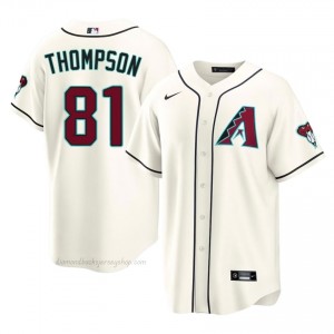 Ryan Thompson #81 Cream Baseball Jersey | Men ARI Diamondbacks Premium MLB Uniform 723gc743