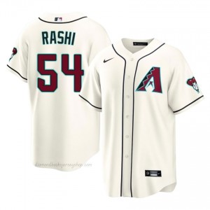 Taylor Rashi #54 Cream Baseball Jersey | Men ARI Diamondbacks Premium MLB Uniform ob833815