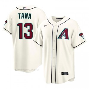 Men Tim Tawa #13 Arizona Diamondbacks Cream Elite Baseball Jersey| Stitched Authentic 27wv6119