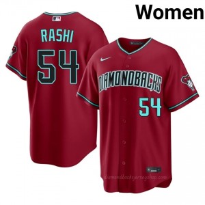 Women Taylor Rashi #54 Arizona Diamondbacks Crimson Elite Baseball Jersey| Stitch Authentic 3I7vAP33