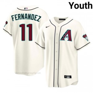 Jose Fernandez #11 Cream Baseball Jersey | Youth ARI Diamondbacks Premium MLB Uniform 43O51o43