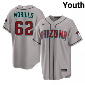 Juan Morillo #62 Gray Baseball Jersey | Youth ARI Diamondbacks Premium MLB Uniform 72r2n330