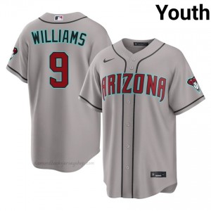 Matt Williams #9 Gray Baseball Jersey | Youth ARI Diamondbacks Premium MLB Uniform s3Gc0V18