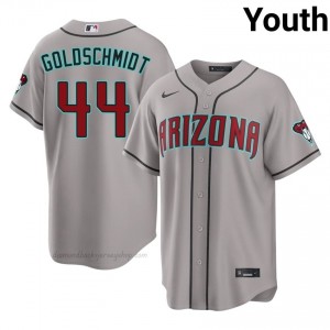 D-Backs Paul Goldschmidt #44 Gray Youth Premium Jersey | MLB Collectible Baseball Uniform j1yk8q48