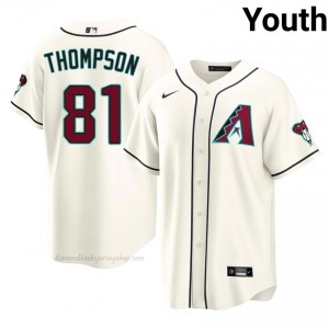 D-Backs Ryan Thompson #81 Cream Youth Premium Jersey | MLB Collectible Baseball Uniform 40V8P266