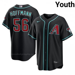 Andrew Hoffmann #56 Black Baseball Jersey | Youth ARI Diamondbacks Premium MLB Uniform l7W8b852