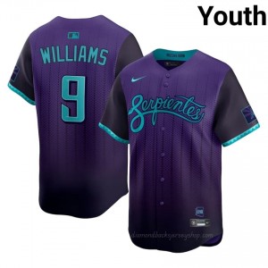Matt Williams #9 Purple Baseball City Connect Jersey | Youth ARI Diamondbacks Premium MLB Uniform M1705W71