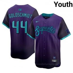 D-Backs Paul Goldschmidt #44 Purple Youth City Connect Premium Jersey | MLB Collectible Baseball Uniform V4y1xf78